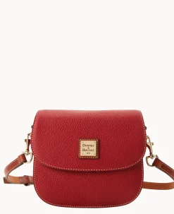 Dooney & Bourke The Pebble Grain Collection|Pebbled Leather<Pebble Grain Saddle Bag Red