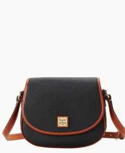 Dooney & Bourke The Pebble Grain Collection|Pebbled Leather<Pebble Grain Saddle Bag Black