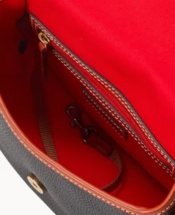 Dooney & Bourke The Pebble Grain Collection|Pebbled Leather<Pebble Grain Saddle Bag Black