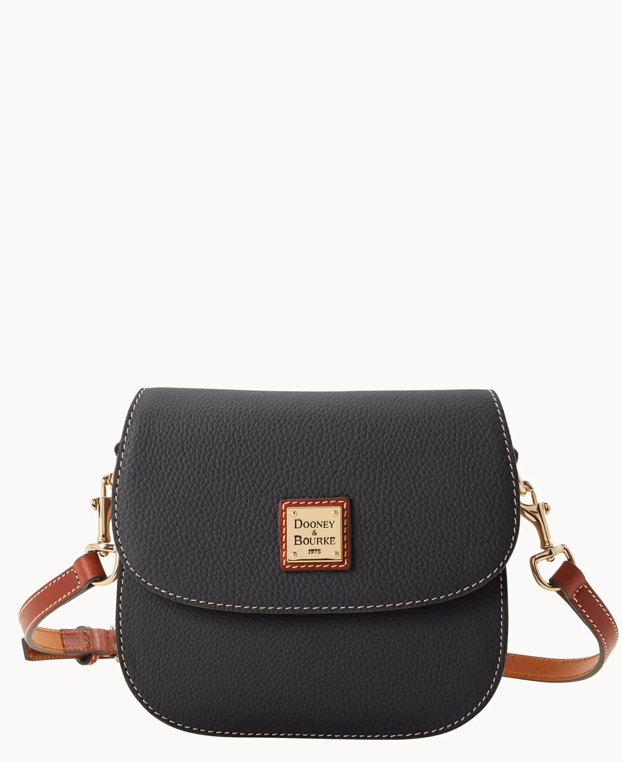 Dooney & Bourke The Pebble Grain Collection|Pebbled Leather<Pebble Grain Saddle Bag Black