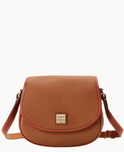 Dooney & Bourke The Pebble Grain Collection|Pebbled Leather<Pebble Grain Saddle Bag Caramel