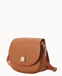 Dooney & Bourke The Pebble Grain Collection|Pebbled Leather<Pebble Grain Saddle Bag Caramel