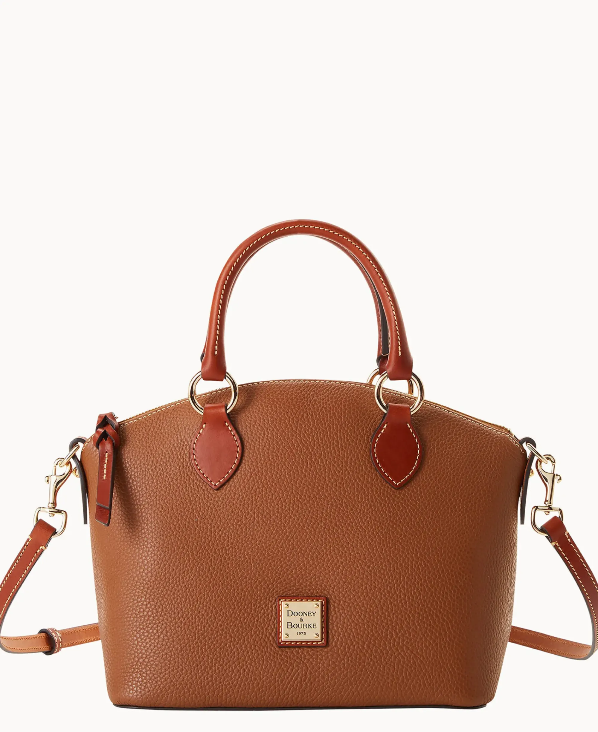 Dooney & Bourke The Pebble Grain Collection|Pebbled Leather<Pebble Grain Satchel Caramel