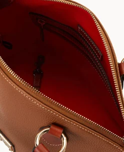 Dooney & Bourke The Pebble Grain Collection|Pebbled Leather<Pebble Grain Satchel Caramel