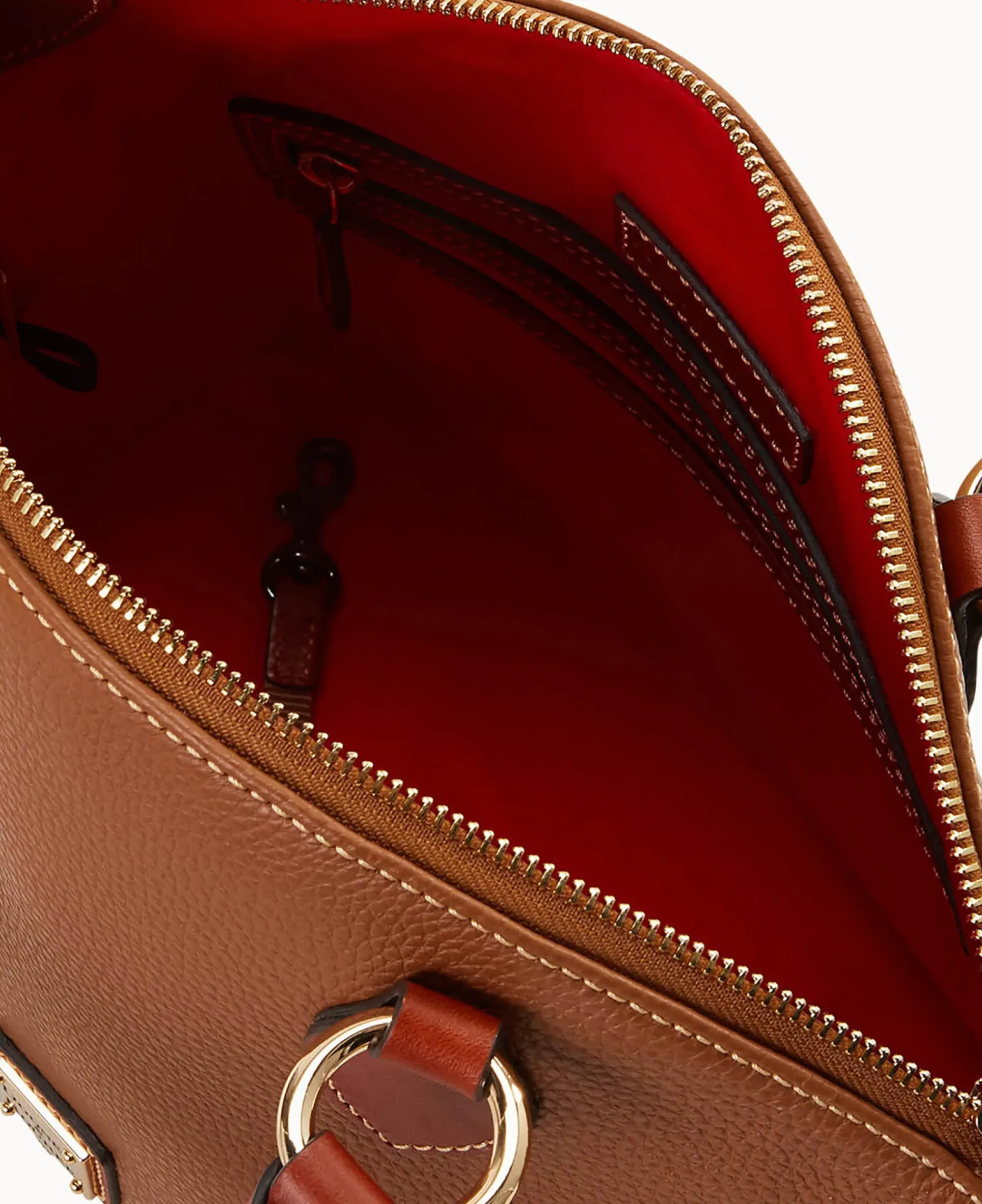 Dooney & Bourke The Pebble Grain Collection|Pebbled Leather<Pebble Grain Satchel Caramel