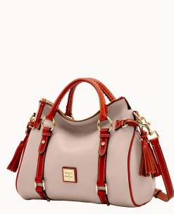 Dooney & Bourke The Pebble Grain Collection|Ready For the Getaway<Pebble Grain Satchel Oyster