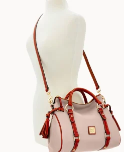 Dooney & Bourke The Pebble Grain Collection|Ready For the Getaway<Pebble Grain Satchel Oyster