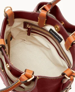 Dooney & Bourke The Pebble Grain Collection|Pebbled Leather<Pebble Grain Small Barlow Bordeaux