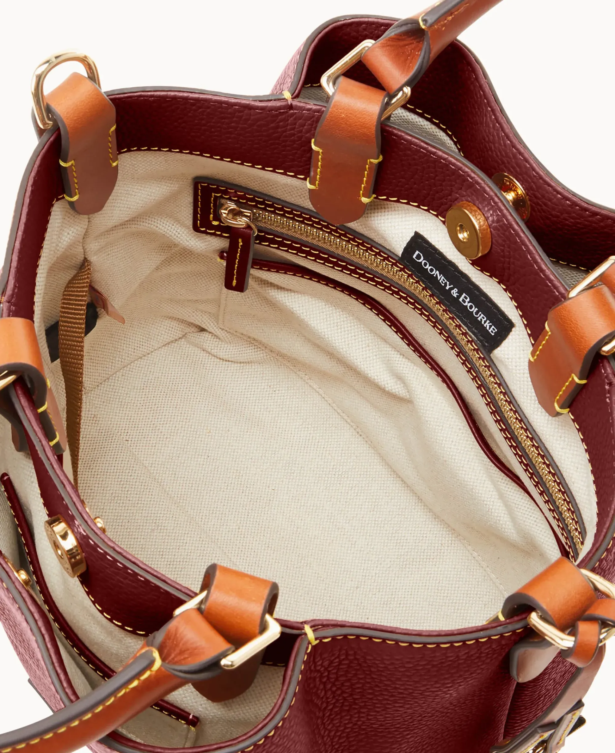 Dooney & Bourke The Pebble Grain Collection|Pebbled Leather<Pebble Grain Small Barlow Bordeaux