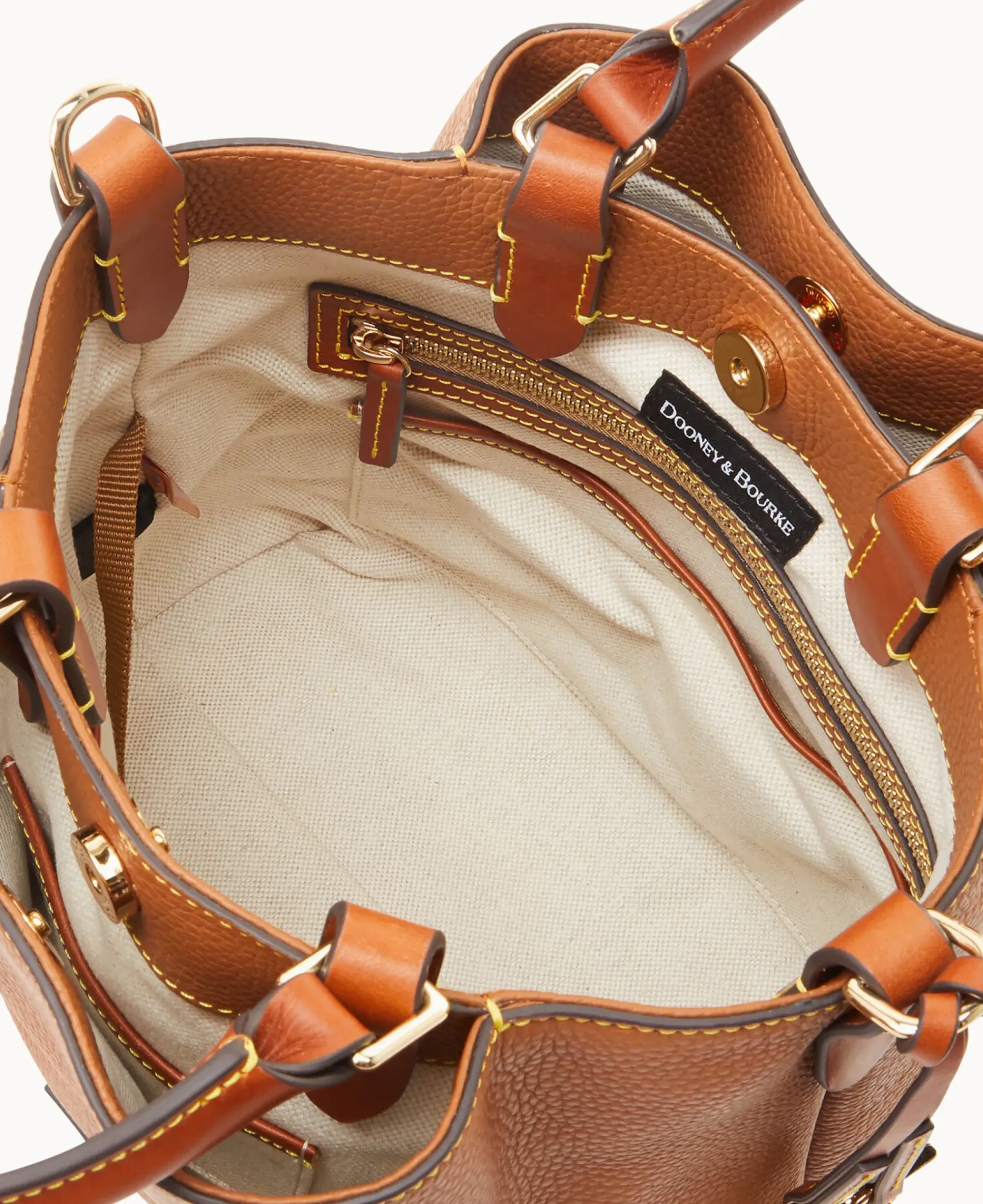 Dooney & Bourke The Pebble Grain Collection|Pebbled Leather<Pebble Grain Small Barlow Caramel