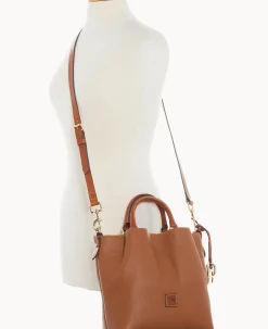 Dooney & Bourke The Pebble Grain Collection|Pebbled Leather<Pebble Grain Small Barlow Caramel