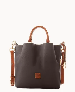 Dooney & Bourke The Pebble Grain Collection|Pebbled Leather<Pebble Grain Small Barlow Brown Tmoro