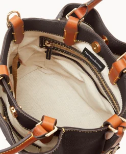 Dooney & Bourke The Pebble Grain Collection|Pebbled Leather<Pebble Grain Small Barlow Brown Tmoro