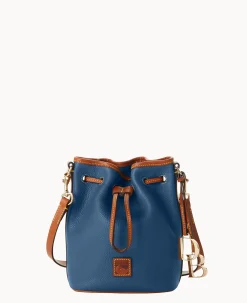Dooney & Bourke The Pebble Grain Collection|Pebbled Leather<Pebble Grain Small Drawstring Jeans