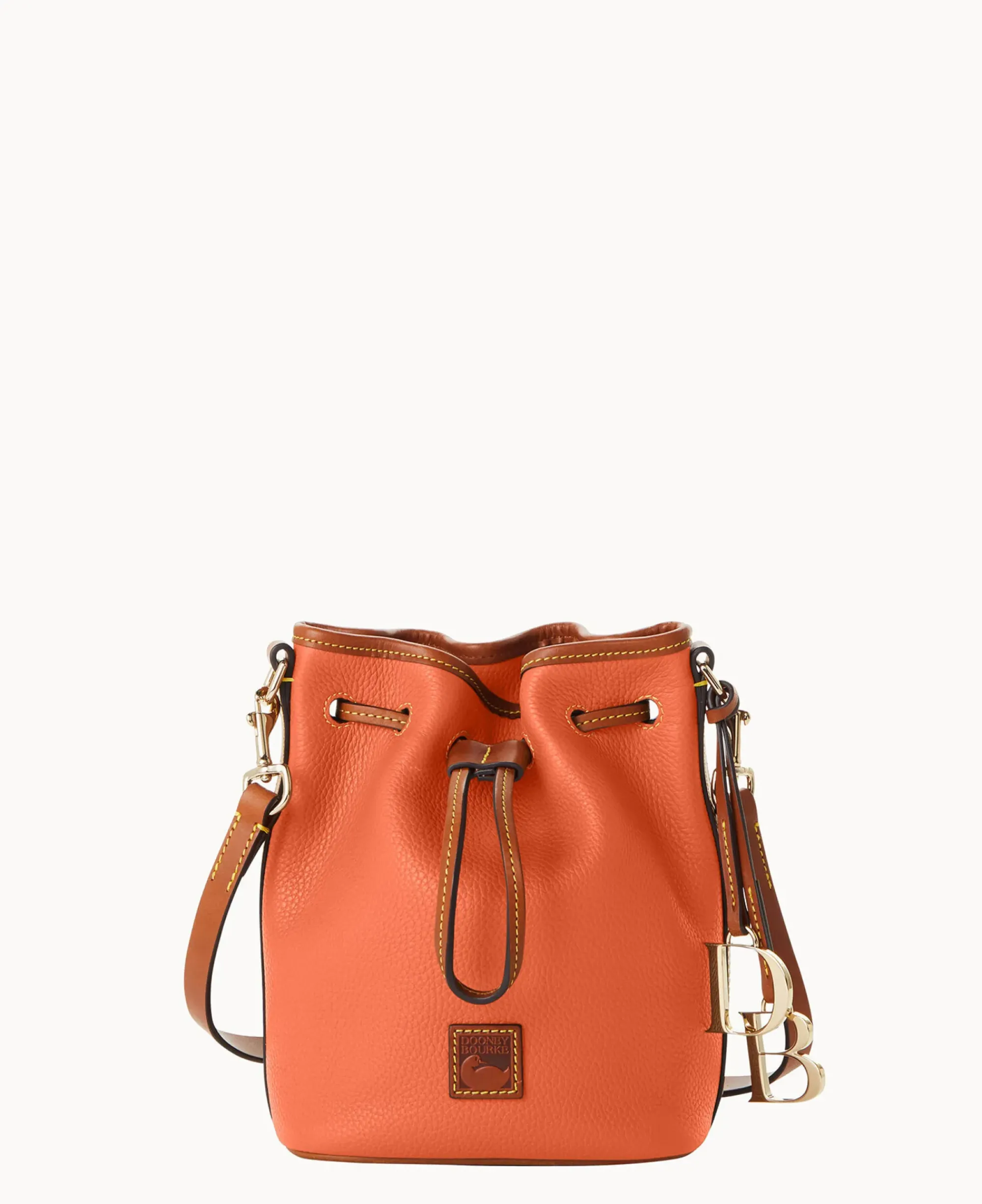 Dooney & Bourke The Pebble Grain Collection|Pebbled Leather<Pebble Grain Small Drawstring Coral