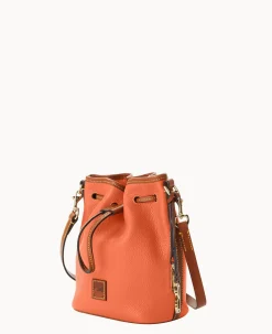 Dooney & Bourke The Pebble Grain Collection|Pebbled Leather<Pebble Grain Small Drawstring Coral