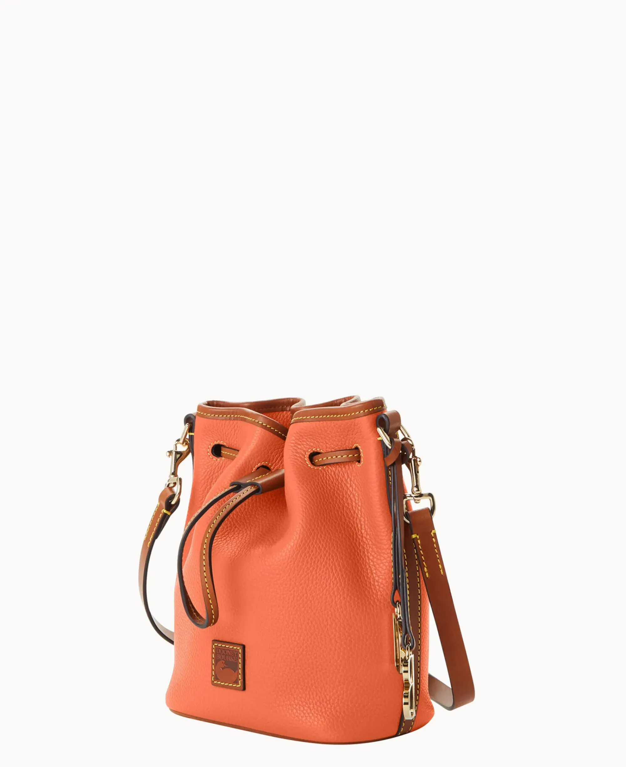 Dooney & Bourke The Pebble Grain Collection|Pebbled Leather<Pebble Grain Small Drawstring Coral