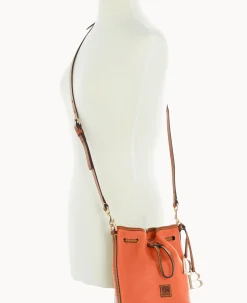 Dooney & Bourke The Pebble Grain Collection|Pebbled Leather<Pebble Grain Small Drawstring Coral