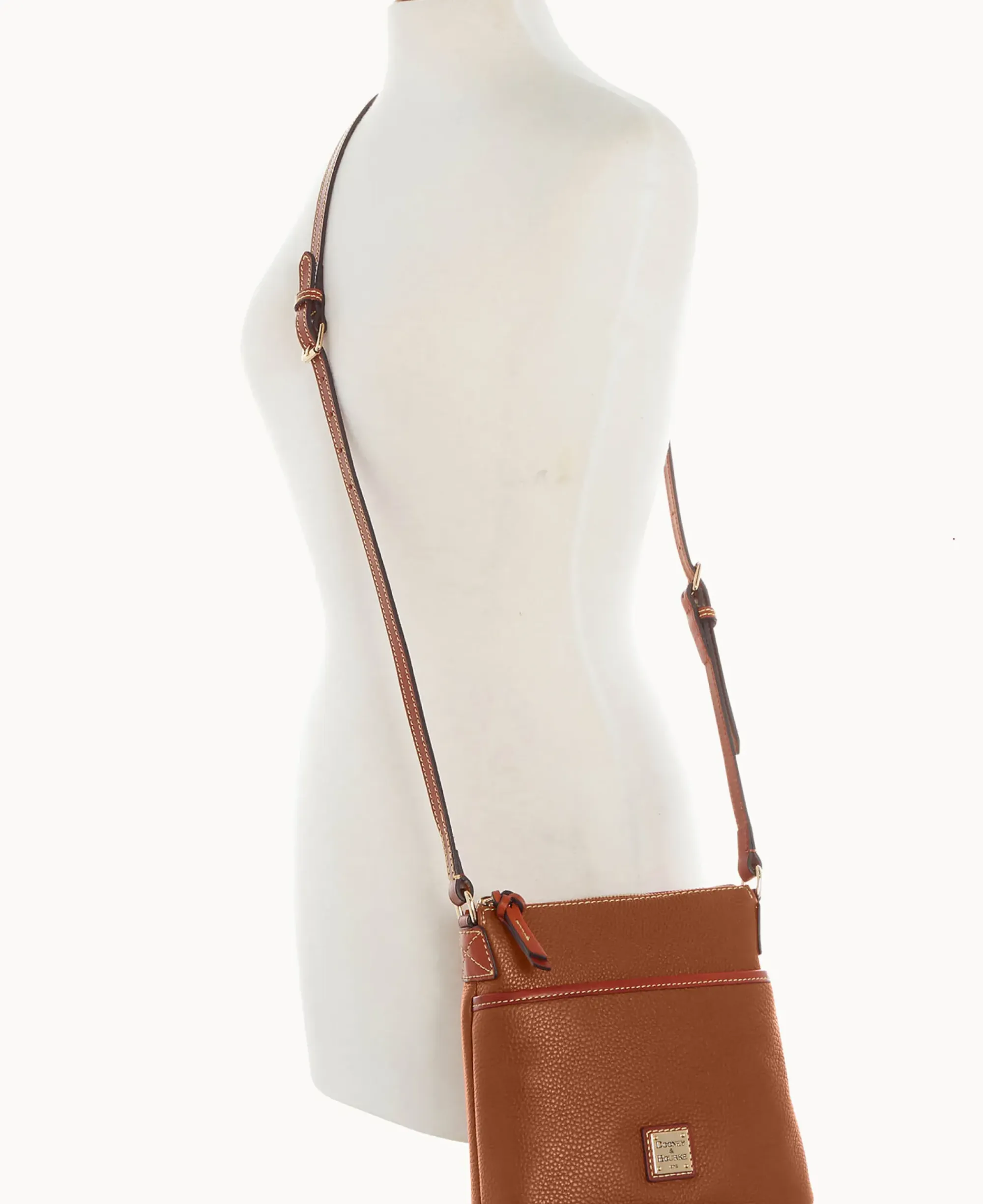 Dooney & Bourke The Pebble Grain Collection|Pebbled Leather<Pebble Grain Small Everyday Crossbody Caramel