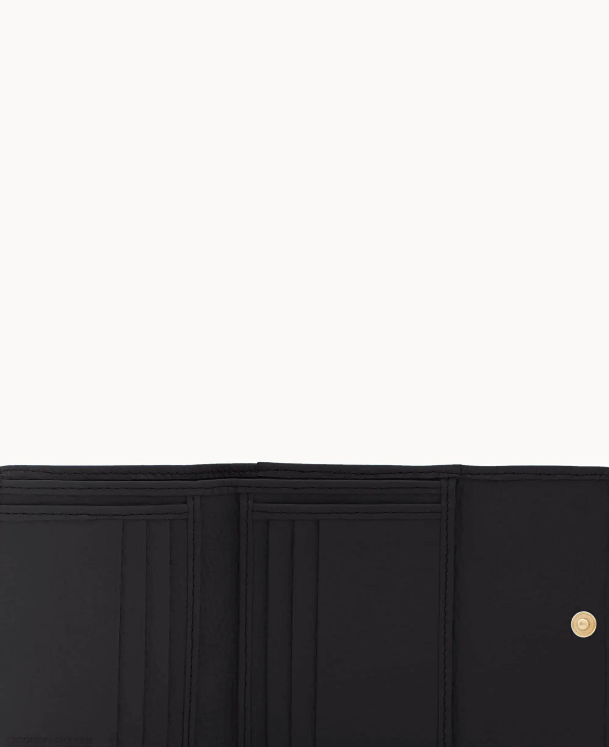 Dooney & Bourke The Pebble Grain Collection|Grab and Go<Pebble Grain Small Flap Credit Card Wallet Black Black