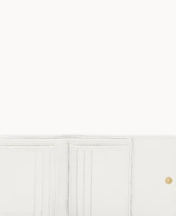 Dooney & Bourke The Pebble Grain Collection|Grab and Go<Pebble Grain Small Flap Credit Card Wallet White