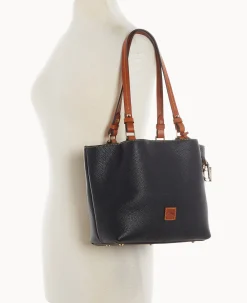 Dooney & Bourke The Pebble Grain Collection|Pebbled Leather<Pebble Grain Small Flynn Black