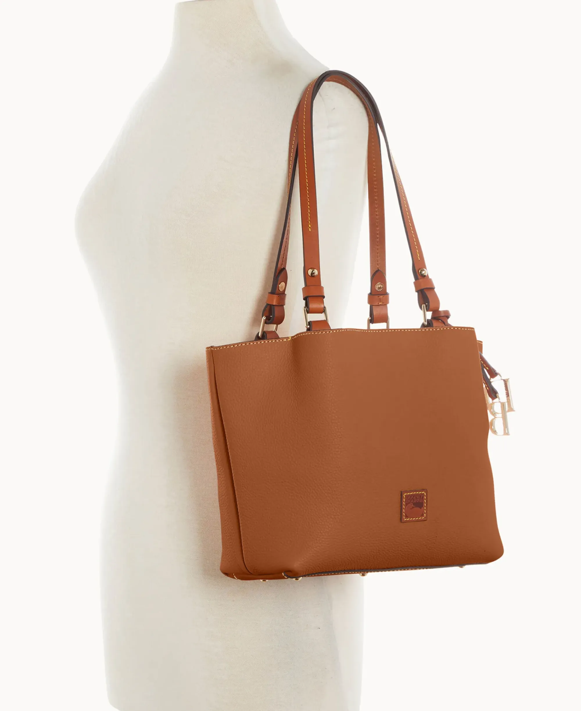 Dooney & Bourke The Pebble Grain Collection|Pebbled Leather<Pebble Grain Small Flynn Caramel