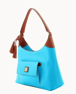 Dooney & Bourke The Pebble Grain Collection|Pebbled Leather<Pebble Grain Small Hobo Sky Blue