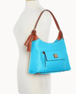 Dooney & Bourke The Pebble Grain Collection|Pebbled Leather<Pebble Grain Small Hobo Sky Blue
