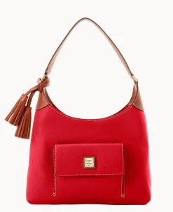 Dooney & Bourke The Pebble Grain Collection|Pebbled Leather<Pebble Grain Small Hobo Red