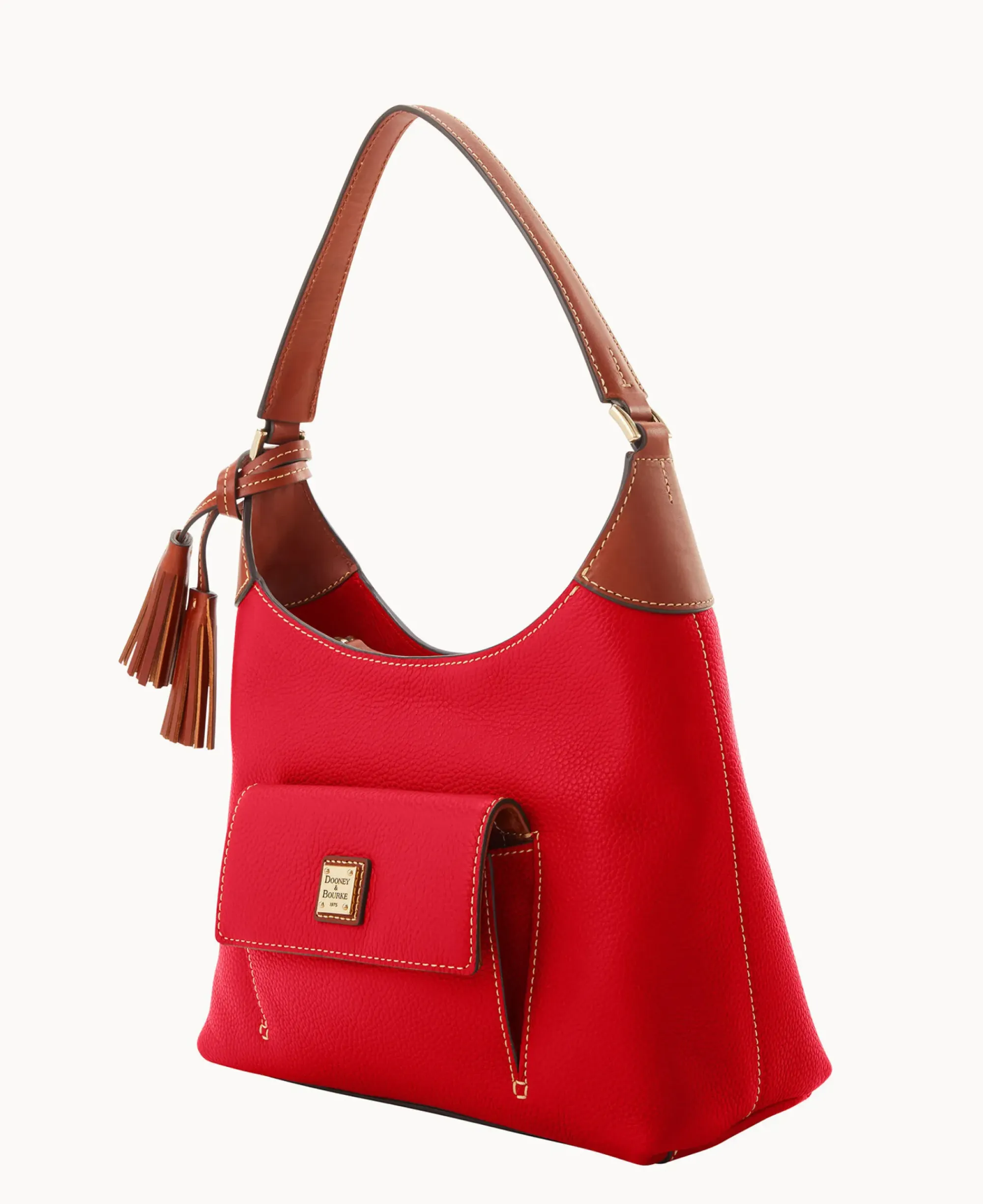 Dooney & Bourke The Pebble Grain Collection|Pebbled Leather<Pebble Grain Small Hobo Red