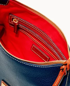Dooney & Bourke The Pebble Grain Collection|Pebbled Leather<Pebble Grain Small Kiley Hobo Midnight Blue