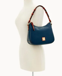 Dooney & Bourke The Pebble Grain Collection|Pebbled Leather<Pebble Grain Small Kiley Hobo Midnight Blue