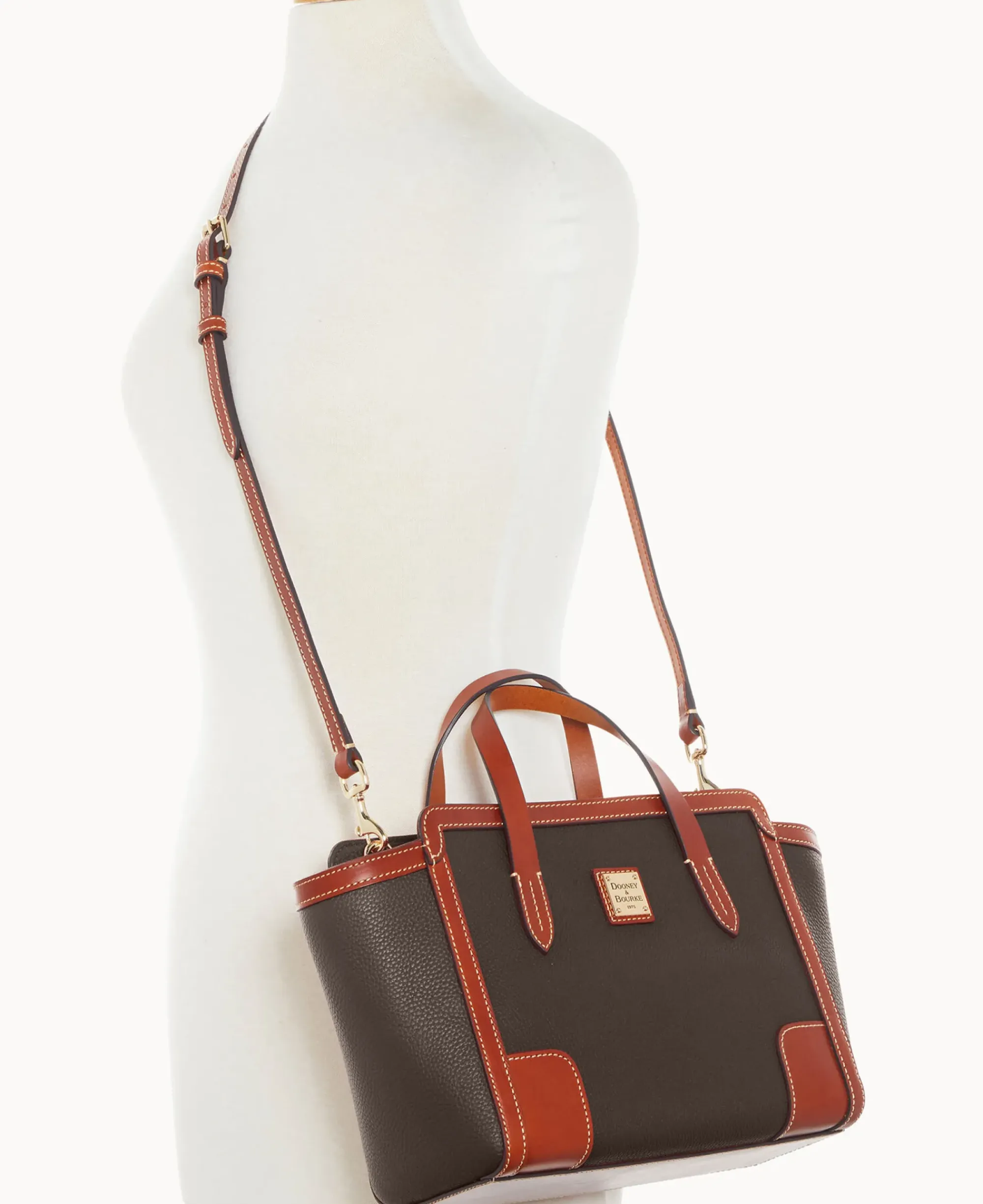 Dooney & Bourke The Pebble Grain Collection|Pebbled Leather<Pebble Grain Small Shopper Brown Tmoro