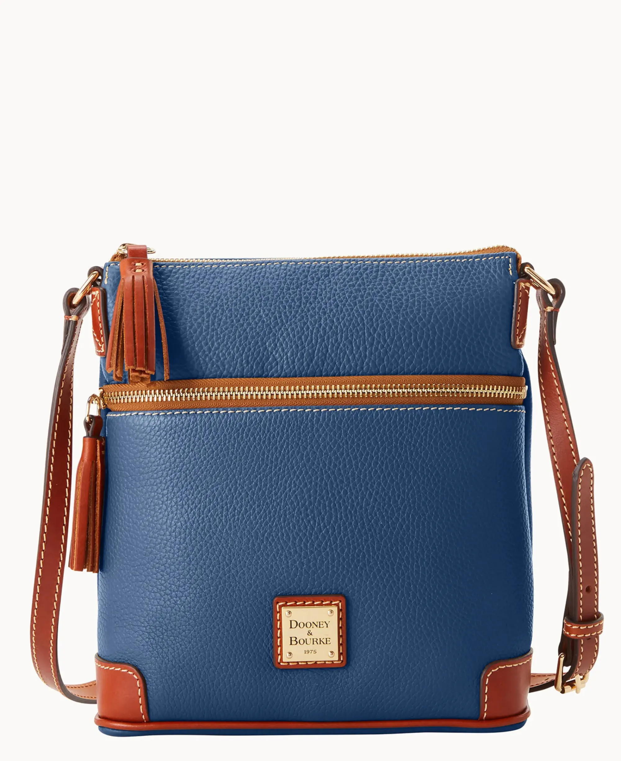 Dooney & Bourke The Pebble Grain Collection|Pebbled Leather<Pebble Grain Small Tassel Crossbody Jeans
