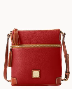 Dooney & Bourke The Pebble Grain Collection|Pebbled Leather<Pebble Grain Small Tassel Crossbody Red