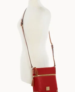 Dooney & Bourke The Pebble Grain Collection|Pebbled Leather<Pebble Grain Small Tassel Crossbody Red