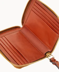 Dooney & Bourke The Pebble Grain Collection|Grab and Go<Pebble Grain Small Zip Around Bone