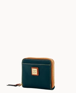 Dooney & Bourke The Pebble Grain Collection|Grab and Go<Pebble Grain Small Zip Around Black