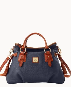 Dooney & Bourke The Pebble Grain Collection|Pebbled Leather<Pebble Grain Stanwich Satchel Midnight Blue