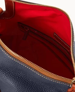 Dooney & Bourke The Pebble Grain Collection|Pebbled Leather<Pebble Grain Stanwich Satchel Midnight Blue
