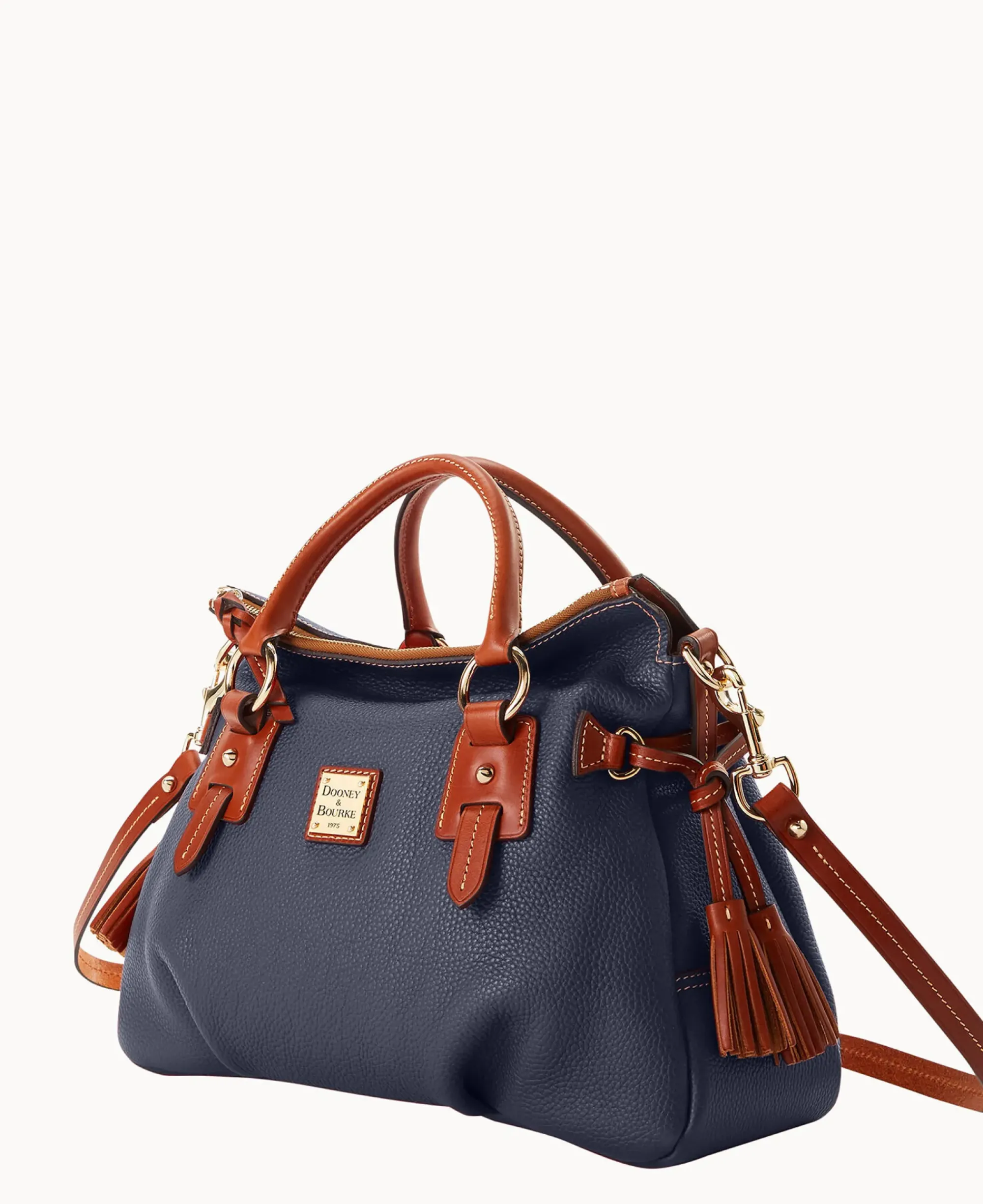 Dooney & Bourke The Pebble Grain Collection|Pebbled Leather<Pebble Grain Stanwich Satchel Midnight Blue