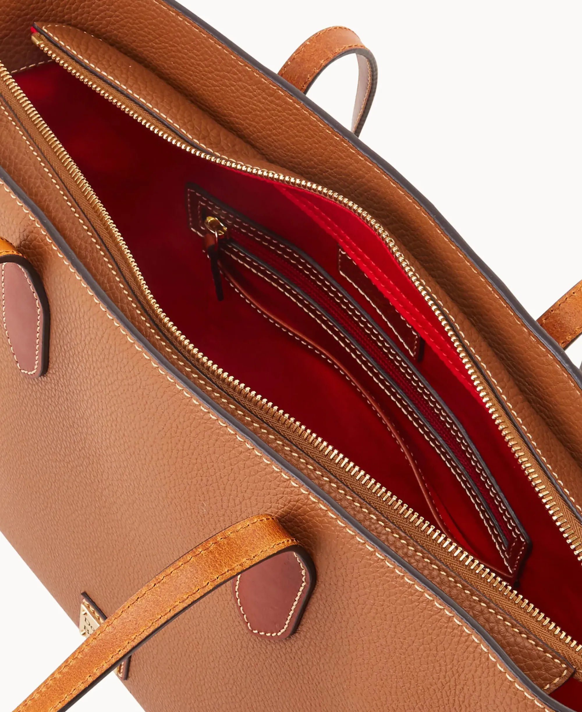 Dooney & Bourke The Pebble Grain Collection|Pebbled Leather<Pebble Grain Tote Caramel