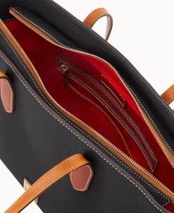 Dooney & Bourke The Pebble Grain Collection|Pebbled Leather<Pebble Grain Tote Black