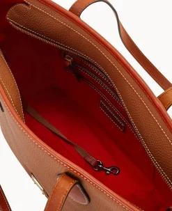 Dooney & Bourke The Pebble Grain Collection|Pebbled Leather<Pebble Grain Tote Caramel