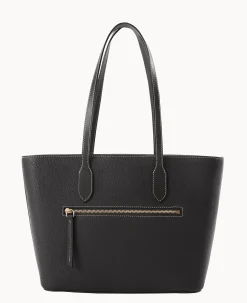Dooney & Bourke The Pebble Grain Collection|Pebbled Leather<Pebble Grain Tote With Medium Wristlet Black