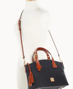 Dooney & Bourke The Pebble Grain Collection|Pebbled Leather<Pebble Grain Trina Satchel Black