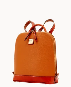 Dooney & Bourke The Pebble Grain Collection|Pebbled Leather<Pebble Grain Zip Pod Backpack Caramel