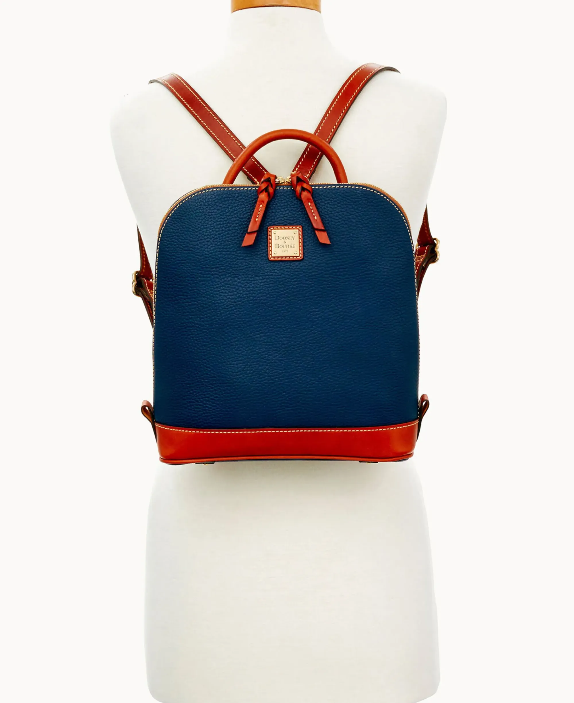 Dooney & Bourke The Pebble Grain Collection|Pebbled Leather<Pebble Grain Zip Pod Backpack Midnight Blue