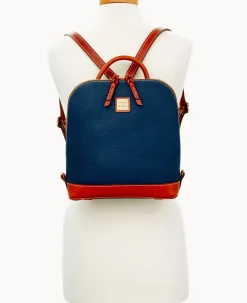 Dooney & Bourke The Pebble Grain Collection|Pebbled Leather<Pebble Grain Zip Pod Backpack Midnight Blue